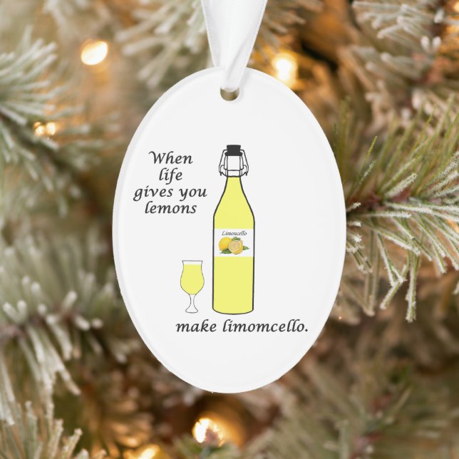 Lemons to Limoncello Ornament (Tree)