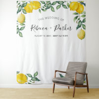 Lemons WEDDING Backdrop Photo booth