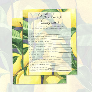 Lemons - Who knows daddy best game