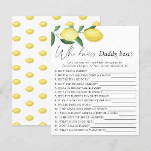 Lemons - Who knows daddy best game