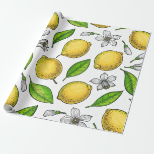 Lemons Wrapping Paper