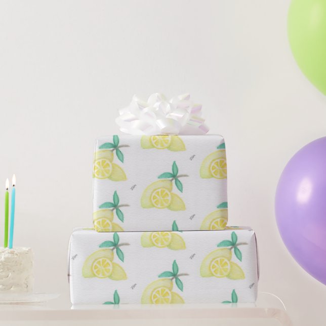 Lemons Wrapping Paper (Party Gifts)