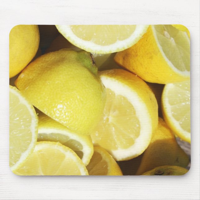 Lemons Yellow Mouse Mat (Front)