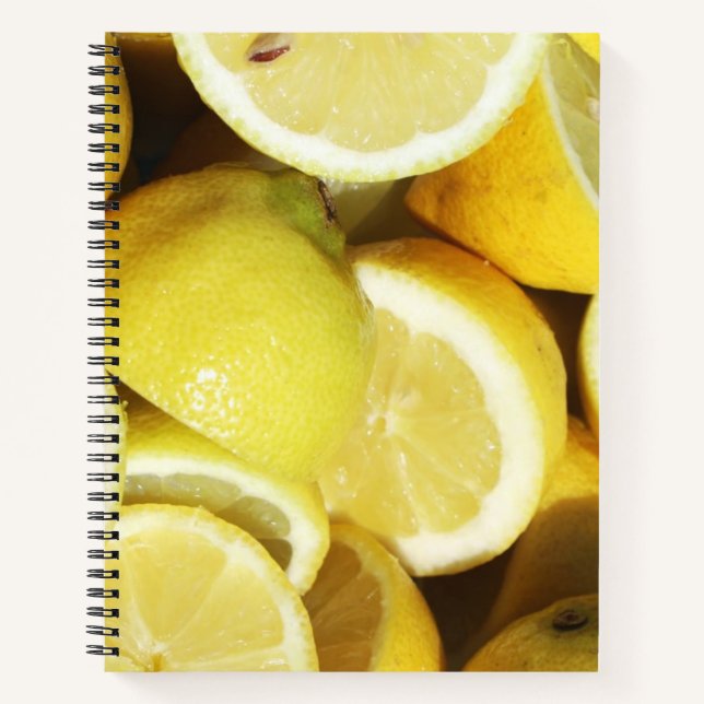 Lemons Yellow Notebook (Front)