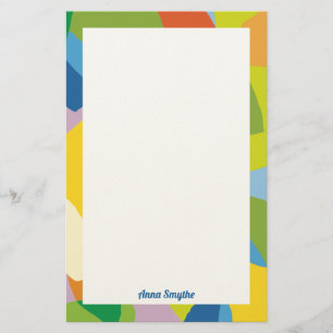 Lemony Fresh Colorful  Stationery