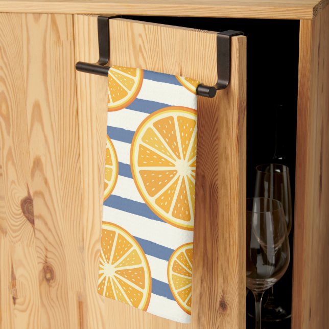 Lemony Summer Tea Towel (Thirds Fold)