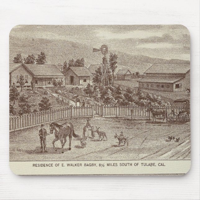 Lemoore, Armona ranches 2 Mouse Mat (Front)