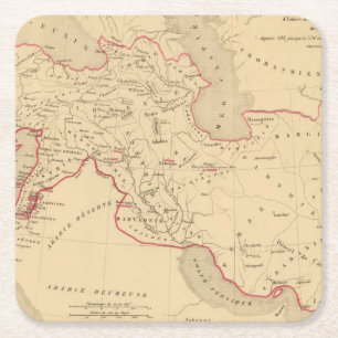 L'Empire des Perses Square Paper Coaster