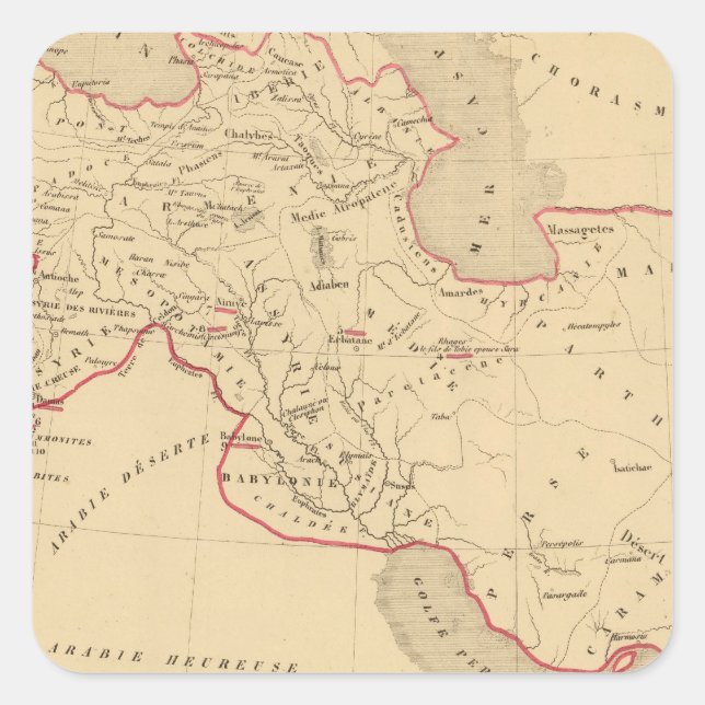 L'Empire des Perses Square Sticker (Front)