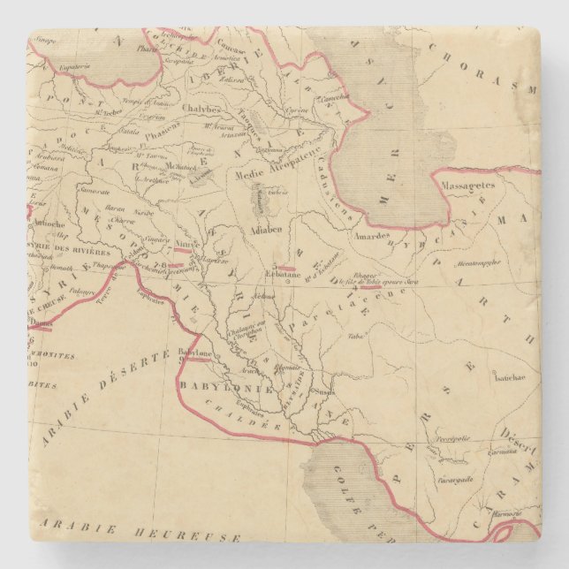 L'Empire des Perses Stone Coaster (Front)