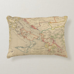 L'Empire d'Orient, l'Italie, 1200 a 1300 Decorative Cushion