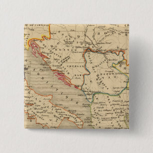 L'Empire Grec, l'Italie, 1125 a 1200 15 Cm Square Badge