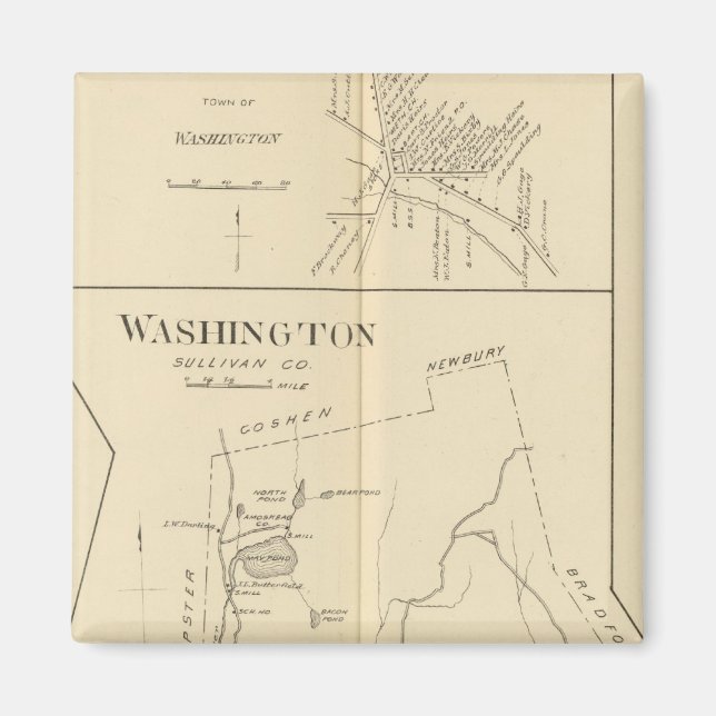 Lempster, Washington, Goshen Magnet (Front)