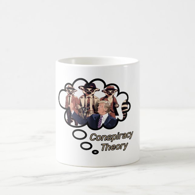 Lemur Conspiracy Theory Coffee Mug (Center)
