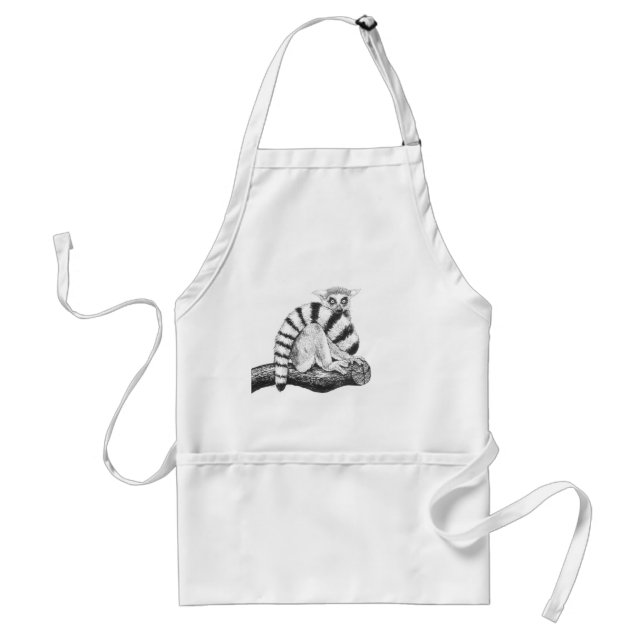 Lemur drawing standard apron (Front)
