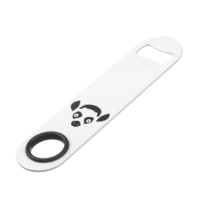 Lemur Face Silhouette (Front Angled)