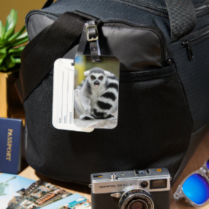 Lemur Full of Personality Luggage Tag