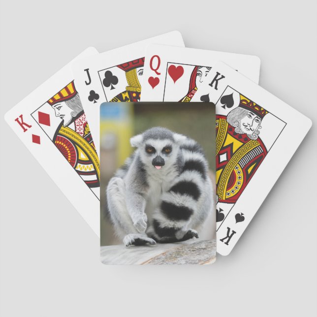 Lemur Full of Personality Playing Cards (Back)