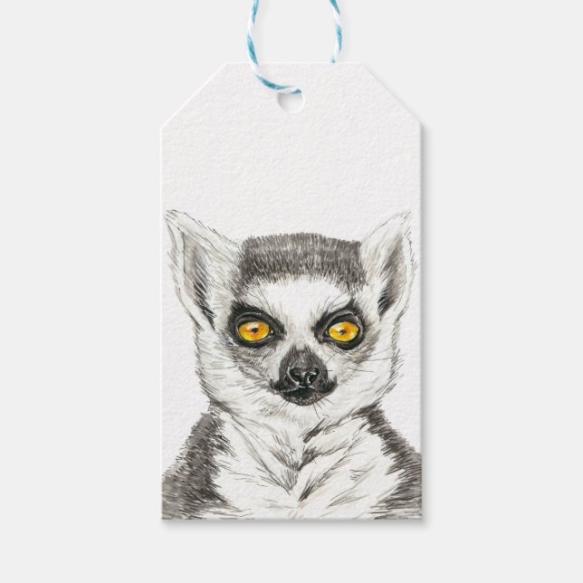 Lemur Gift Tags (Front)