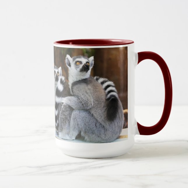 Lemur Love Coffee Mug (Right)