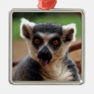 Lemur Metal Tree Decoration