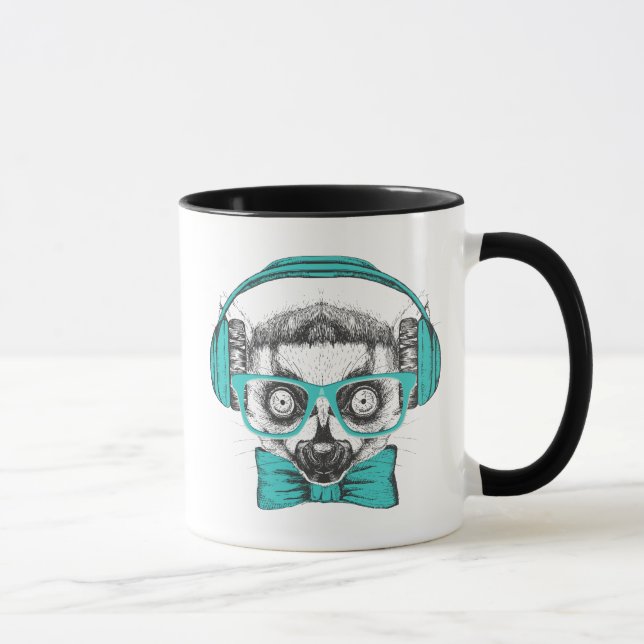 Lemur | Music Lover Mug (Right)