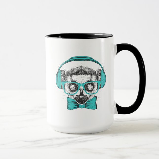 Lemur | Music Lover Mug (Right)