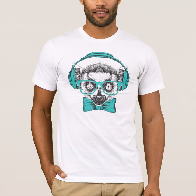 Lemur | Music Lover T-Shirt (Front)