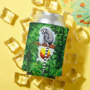 Lemur of Madagascar Can Cooler