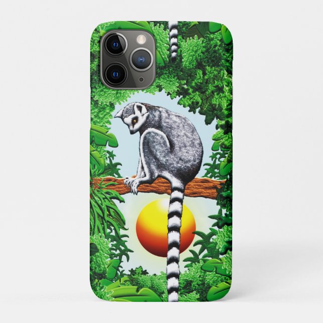 Lemur of Madagascar Case-Mate iPhone Case (Back)