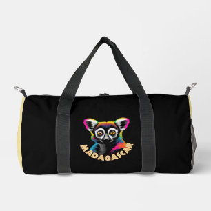 Lemur Of Madagascar Duffle Bag