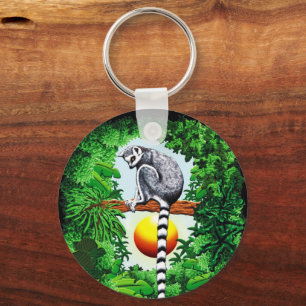 Lemur of Madagascar Key Ring