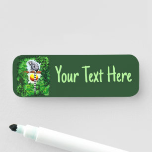 Lemur of Madagascar Name Tag