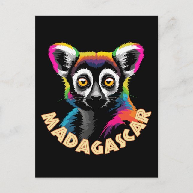 Lemur Of Madagascar Postcard (Front)