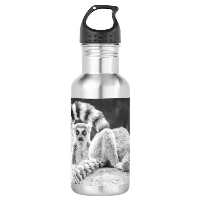 Lemur of Madagascar Water Bottle (Front)
