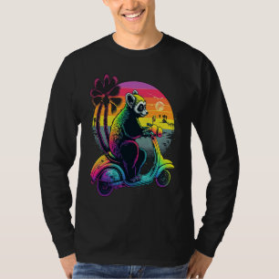 Lemur on motor scooter T-Shirt
