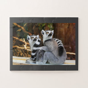 Lemur Pair Jigsaw Puzzle