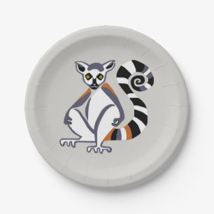 Lemur - Paper plate