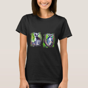 Lemur Ring Tailed Cute Primate T-Shirt