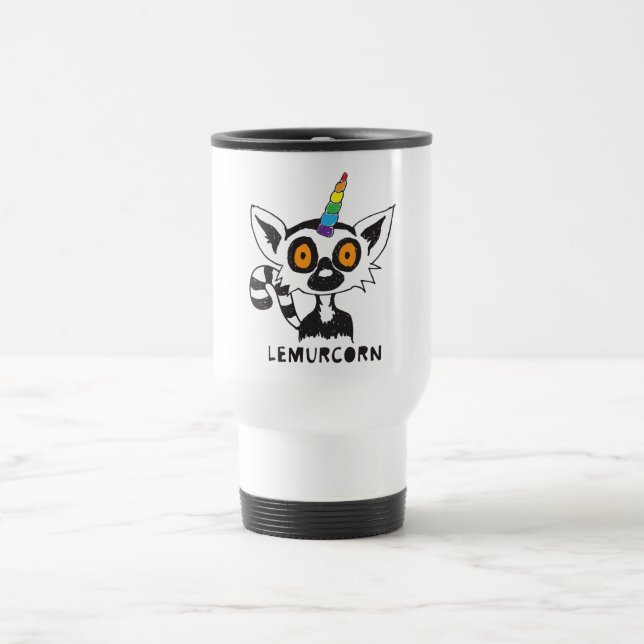 LemurCorn Travel Mug (Center)