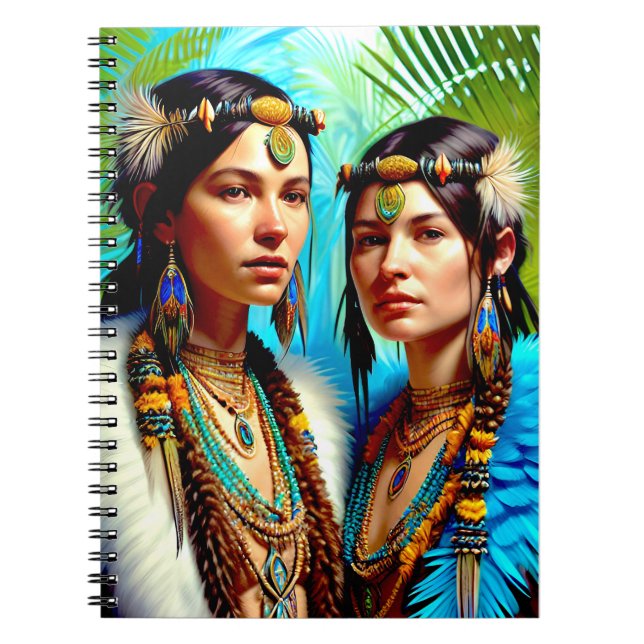 Lemurian Bird People of the Far North Notebook (Front)