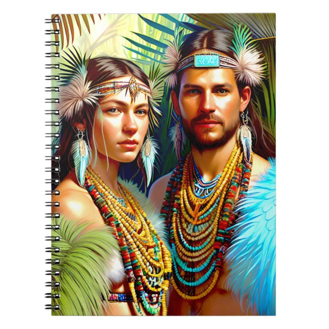 Lemurian Bird People of the Far North Notebook (Front)