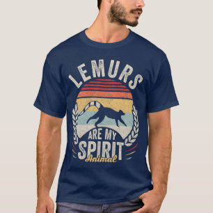 Lemurs Are My Spirit Animal Lemur vintage T-Shirt