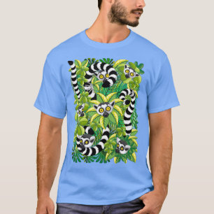 Lemurs in Madagascar Rainforest T-Shirt