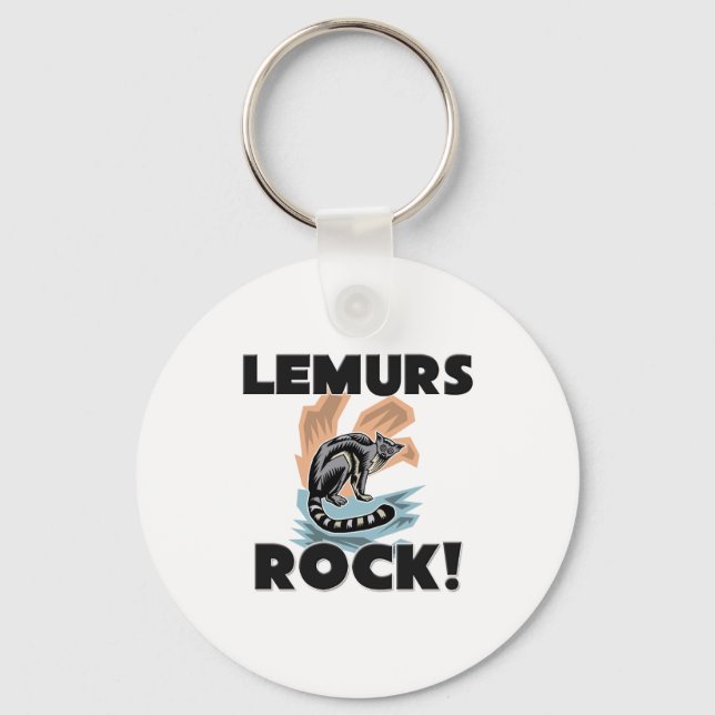 Lemurs Rock Key Ring (Front)