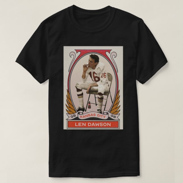 Len Dawson Vintage d T-Shirt (Design Front)