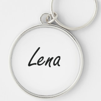 Lena artistic Name Design Key Ring