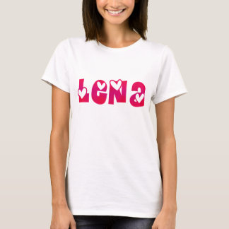 Lena in Hearts T-Shirt