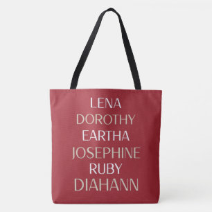 Lena..(Samba Red) Tote Bag