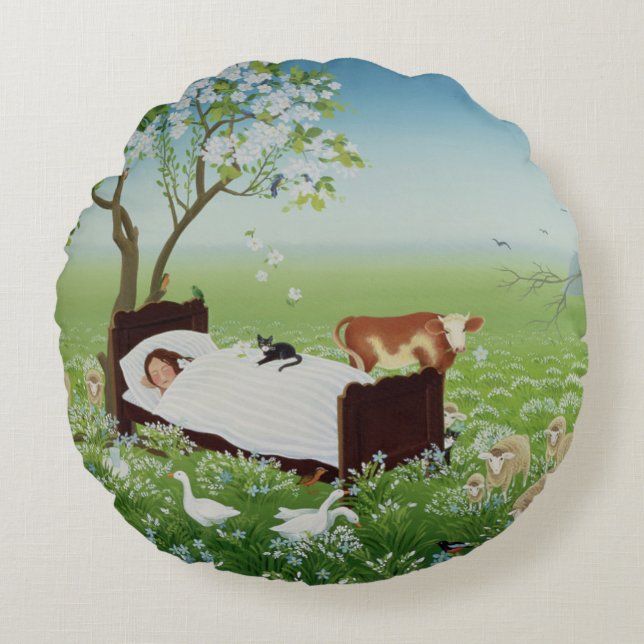 Lena's Dream Round Cushion (Front)
